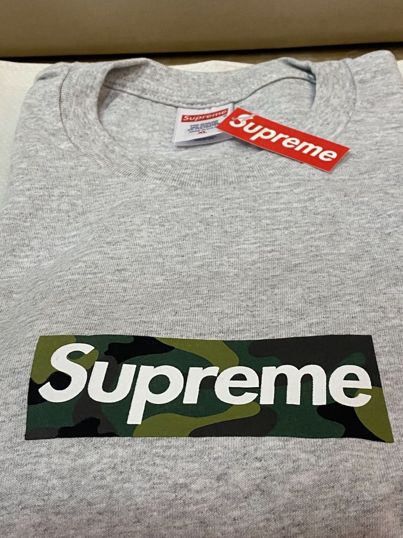 Supreme box logo camo tee FW 23 New York week 17