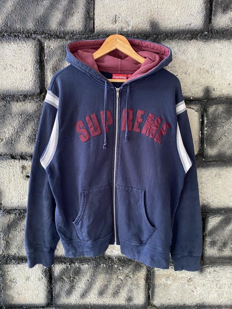 Jet sleeve zip up cheap hooded sweatshirt