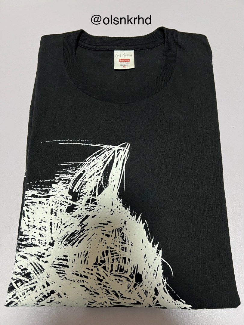 人気が高いXL Supreme Yohji Yamamoto Scribble Wolf Tシャツ/カットソー(半袖/袖なし)