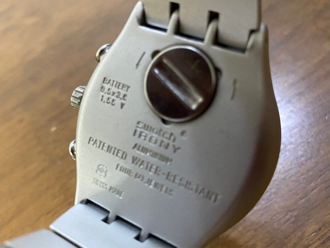 Harga jam tangan swatch irony aluminium patented hot sale
