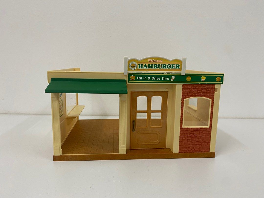 Sylvanian families hamburger shop on sale
