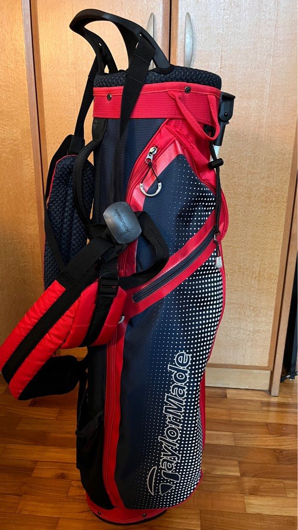 TaylorMade Quiver ST Pencil Bag, Grau/rot Golf