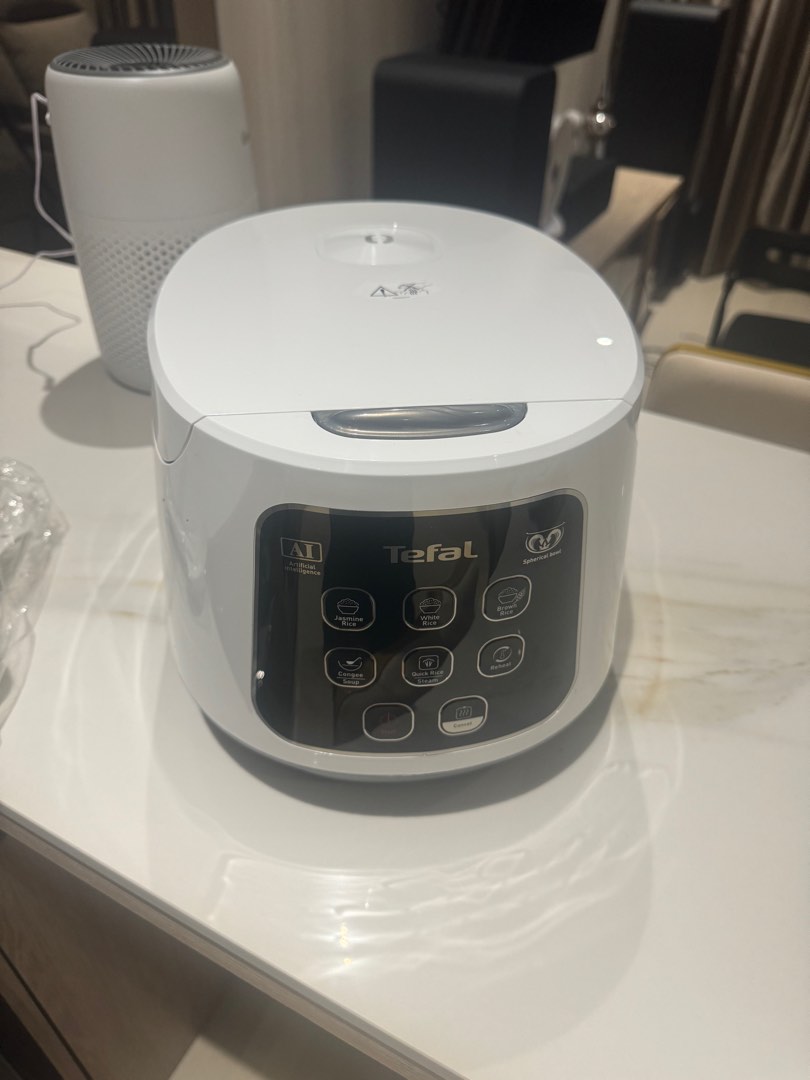 Tefal Easy Compact Fuzzy Logic Rice Cooker 1L RK7301, TV & Home ...