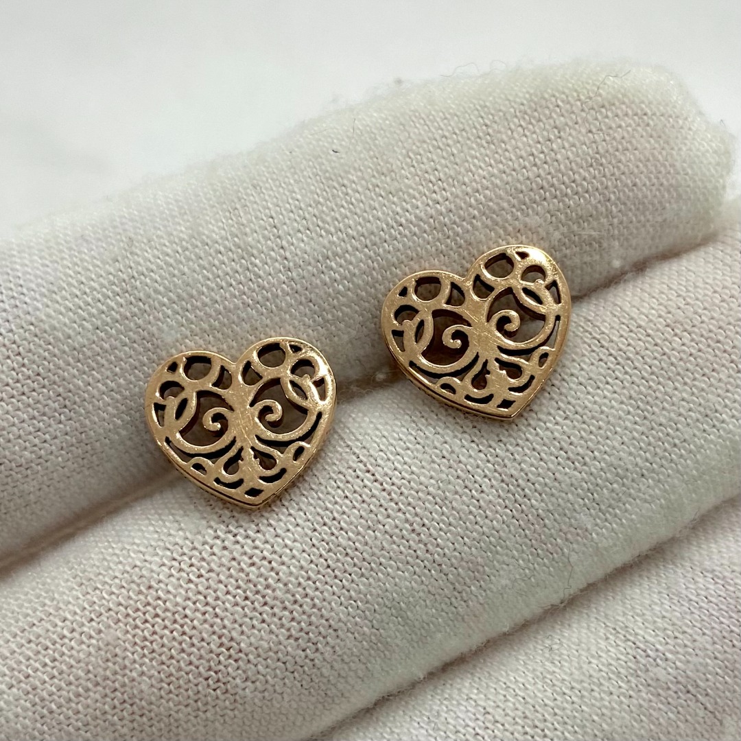 TIFFANY CO. HEART METAL EARRINGS 237044352 Women s Fashion Jewelry Organisers Earrings on Carousell
