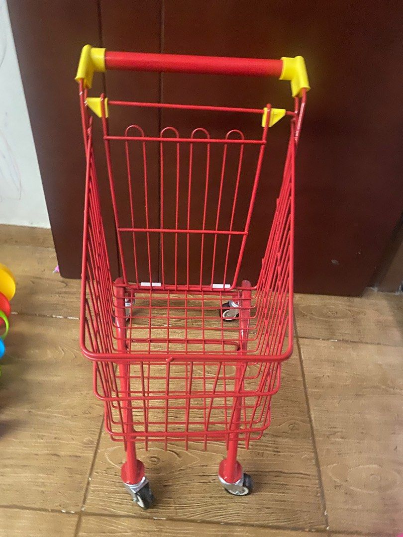 Toddler metal shopping cart walker Babies Kids Infant Playtime