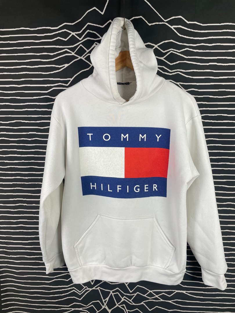 Tommy hilfiger big logo jumper on sale