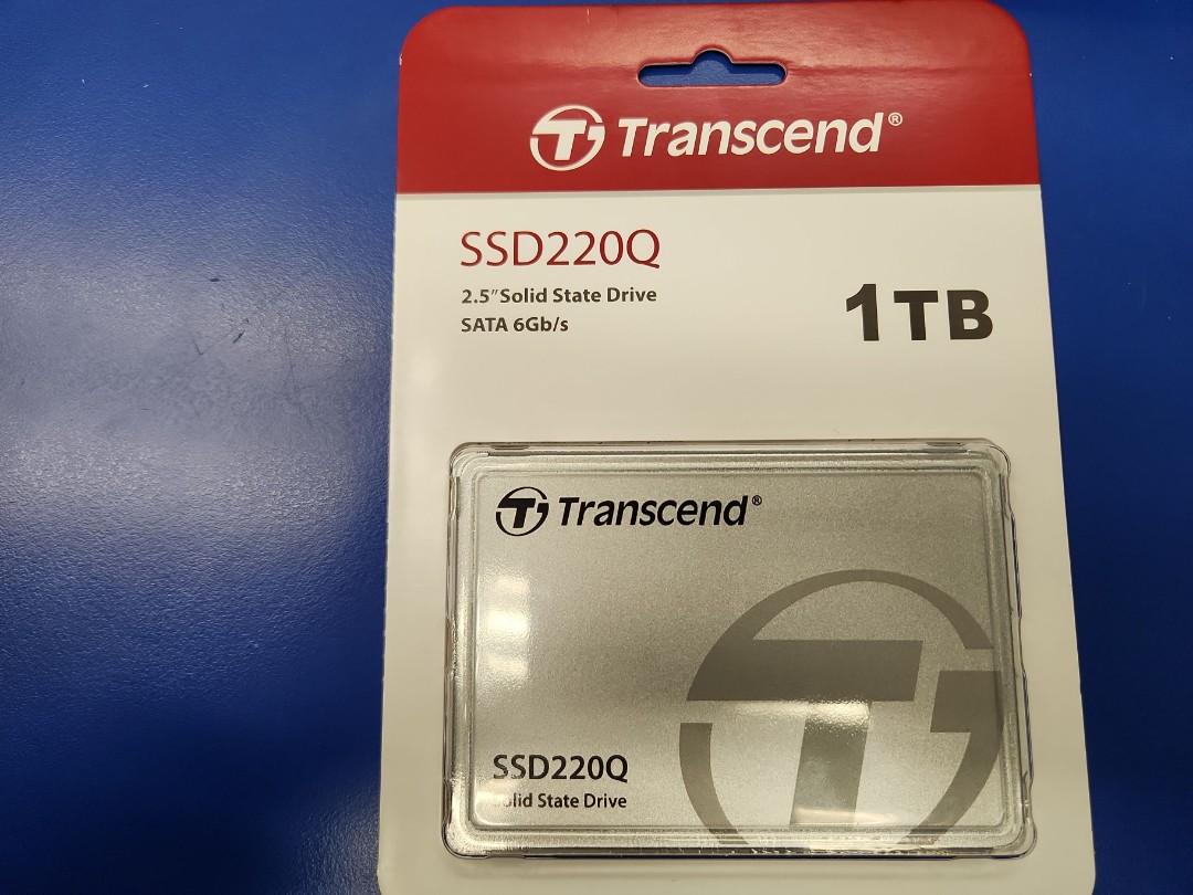 Transcend SSD220Q 1TB, 電腦＆科技, 電腦周邊及配件, 硬碟及儲存器