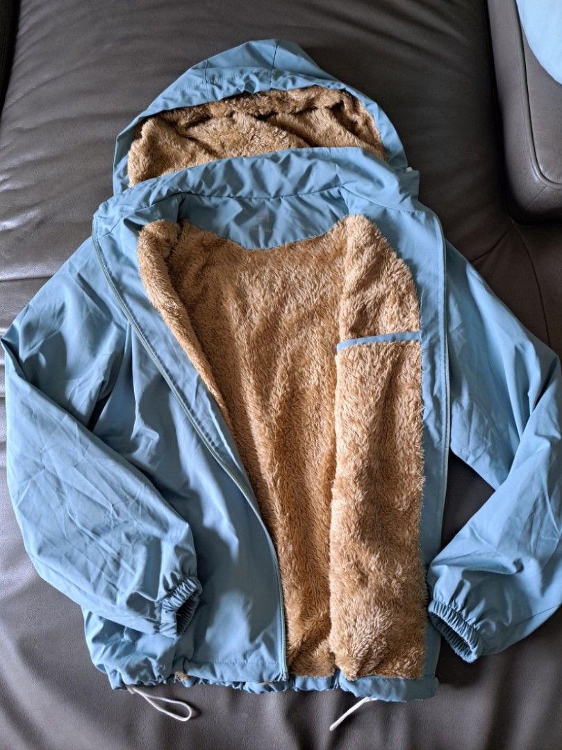 Fur lined cheap windbreaker
