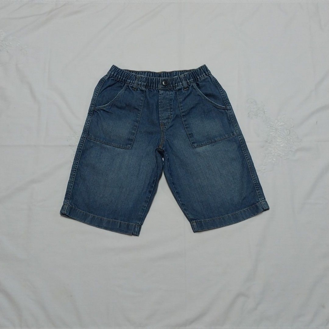 Uniqlo denim easy shorts deals