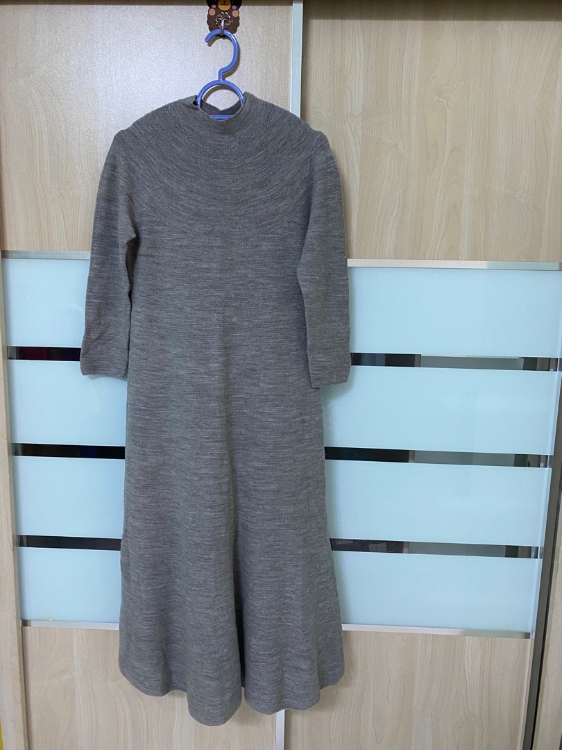 Uniqlo merino wool dress hotsell