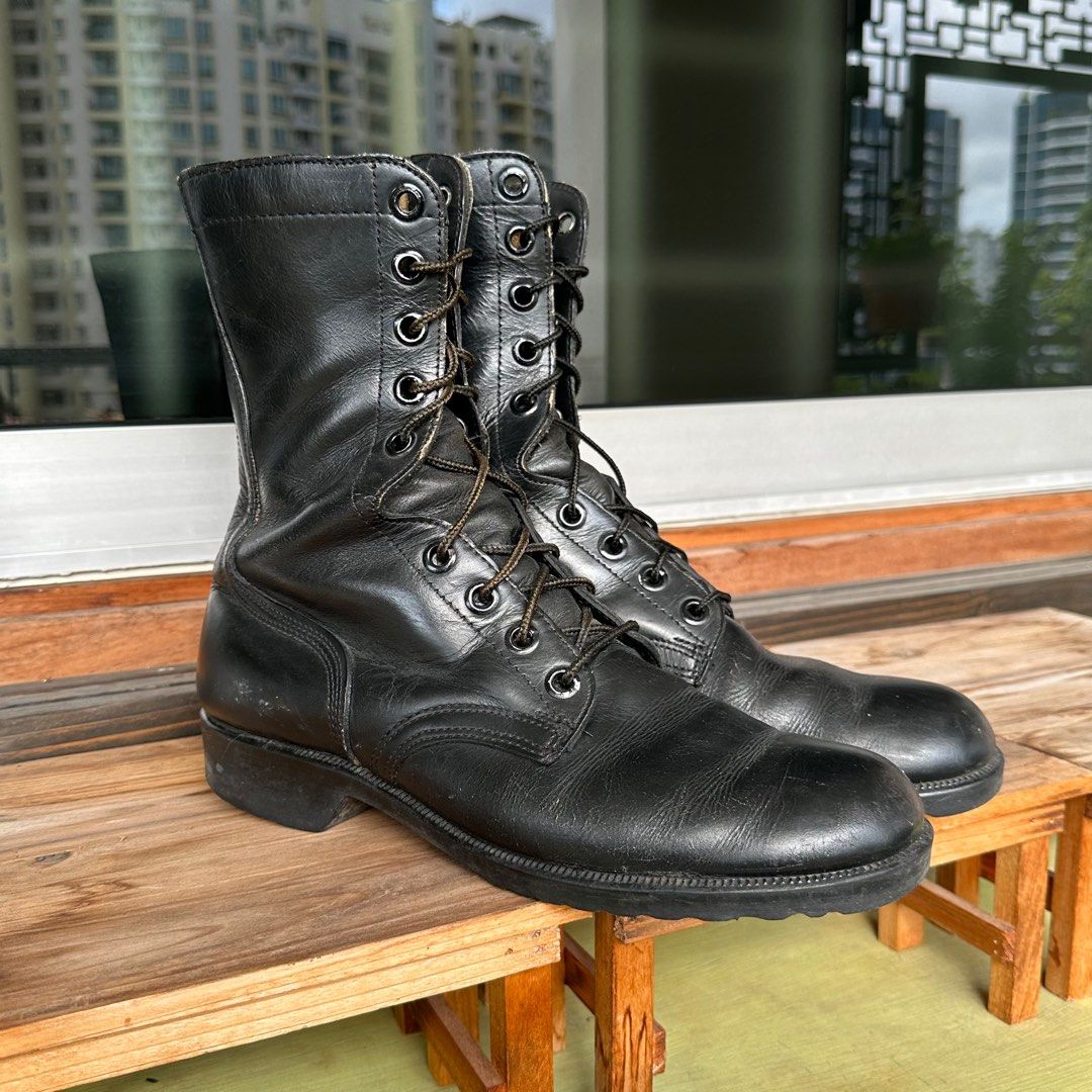 豊富な定番60\'s US Army Combat Boots Military US10 靴
