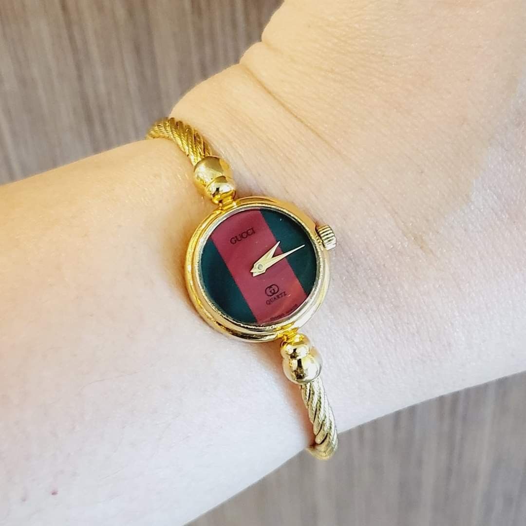 Gucci bracelet watch vintage clearance