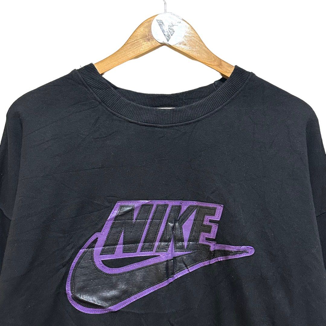 supreme nike swoosh sweater purple