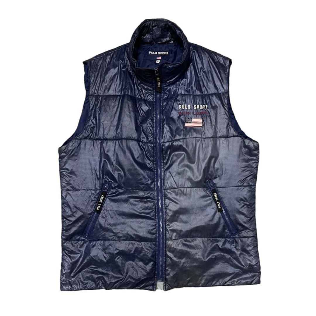 Vintage Polo Sport Ralph Lauren Vest Men s Fashion Tops Sets