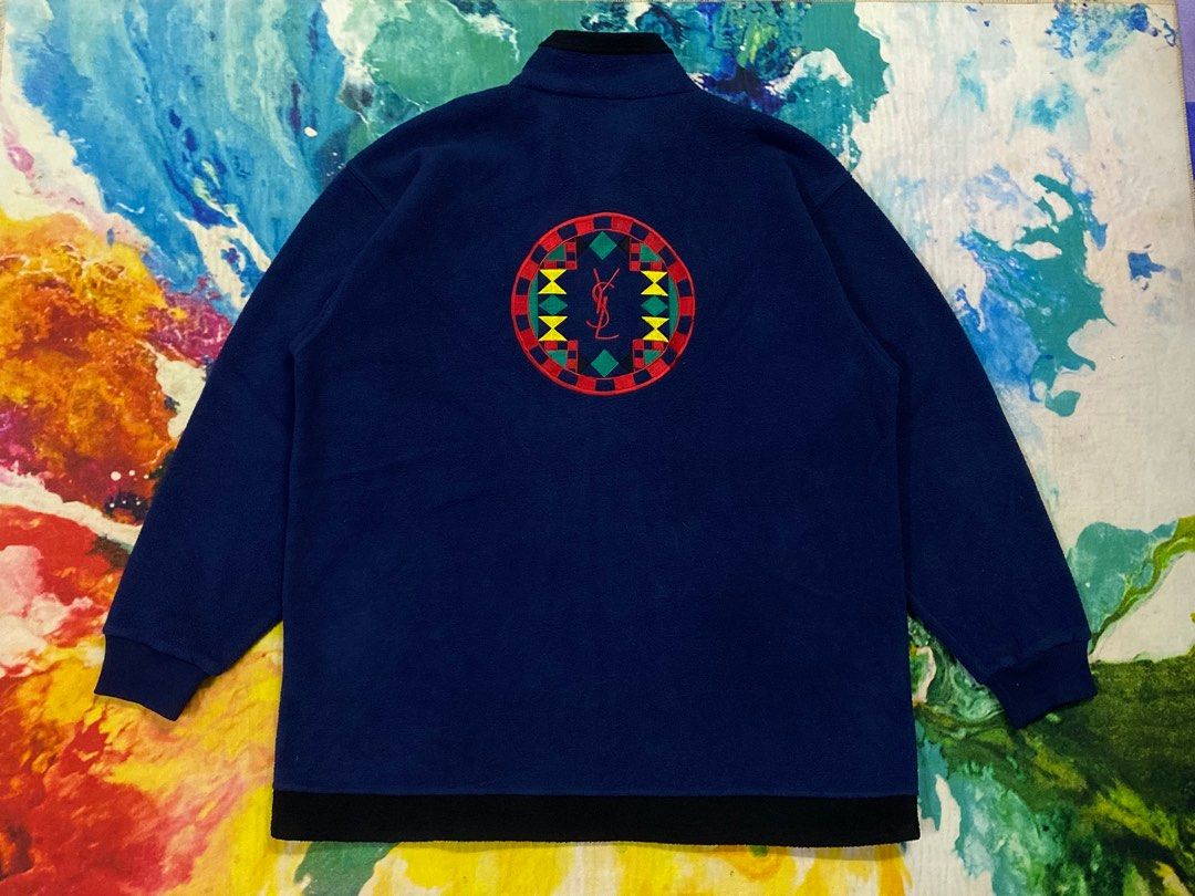 Ysl fleece jacket outlet