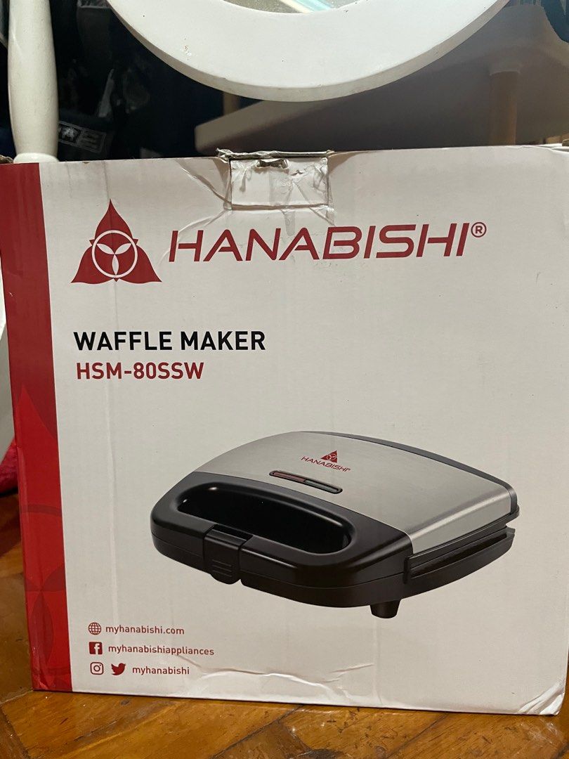 Waffle maker hanabishi, TV & Home Appliances, Kitchen Appliances, Ovens