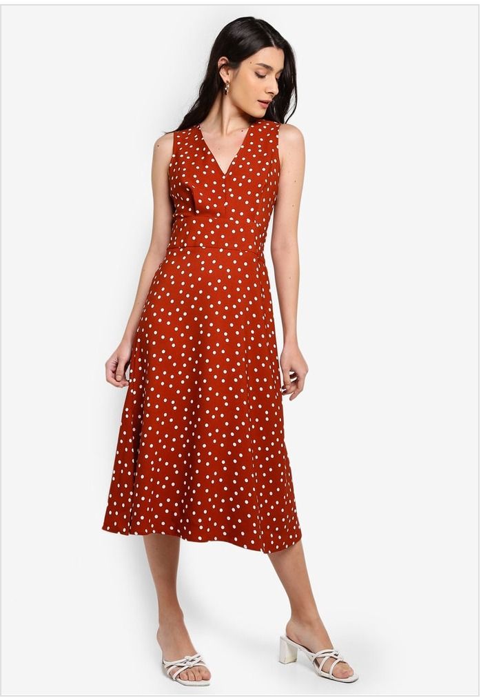 Warehouse polka outlet dot dress