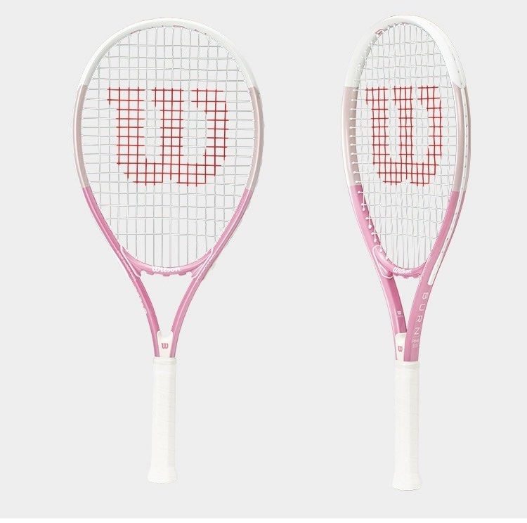 Wilson Tennis Racket Pink Beginner BURN PINK 113, Sports Equipment ...