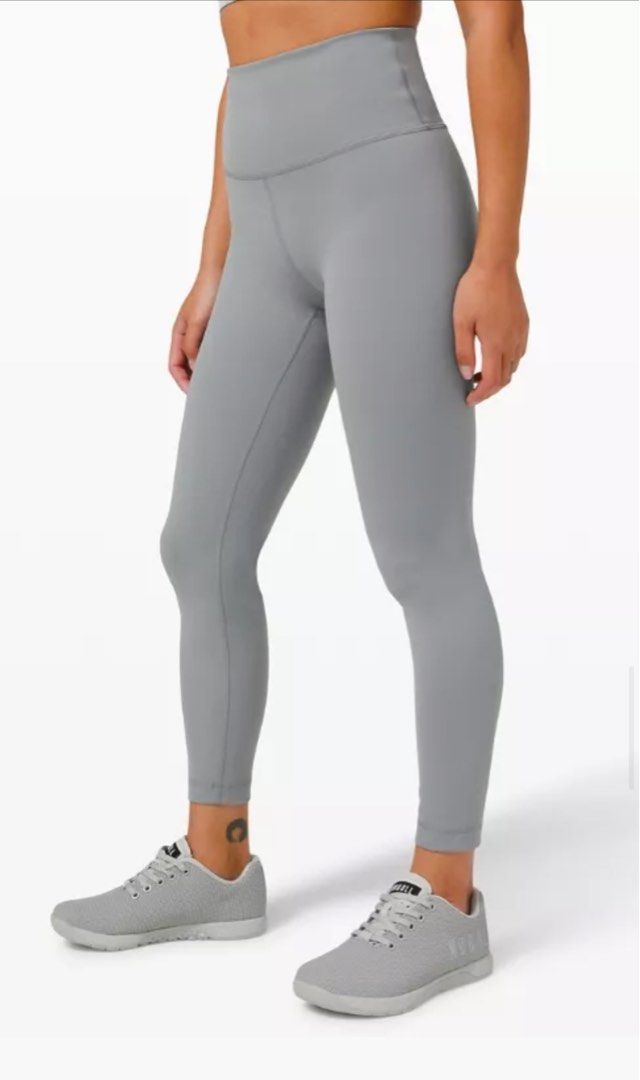 Wunder train high-rise tight 24” size S in Rhino Grey, Women's Fashion,  Activewear on Carousell