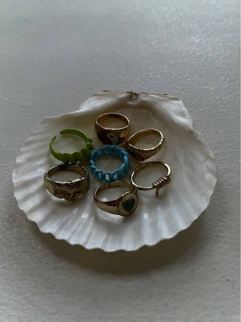 y2k cute gold rings Women s Fashion Jewelry Organisers Rings