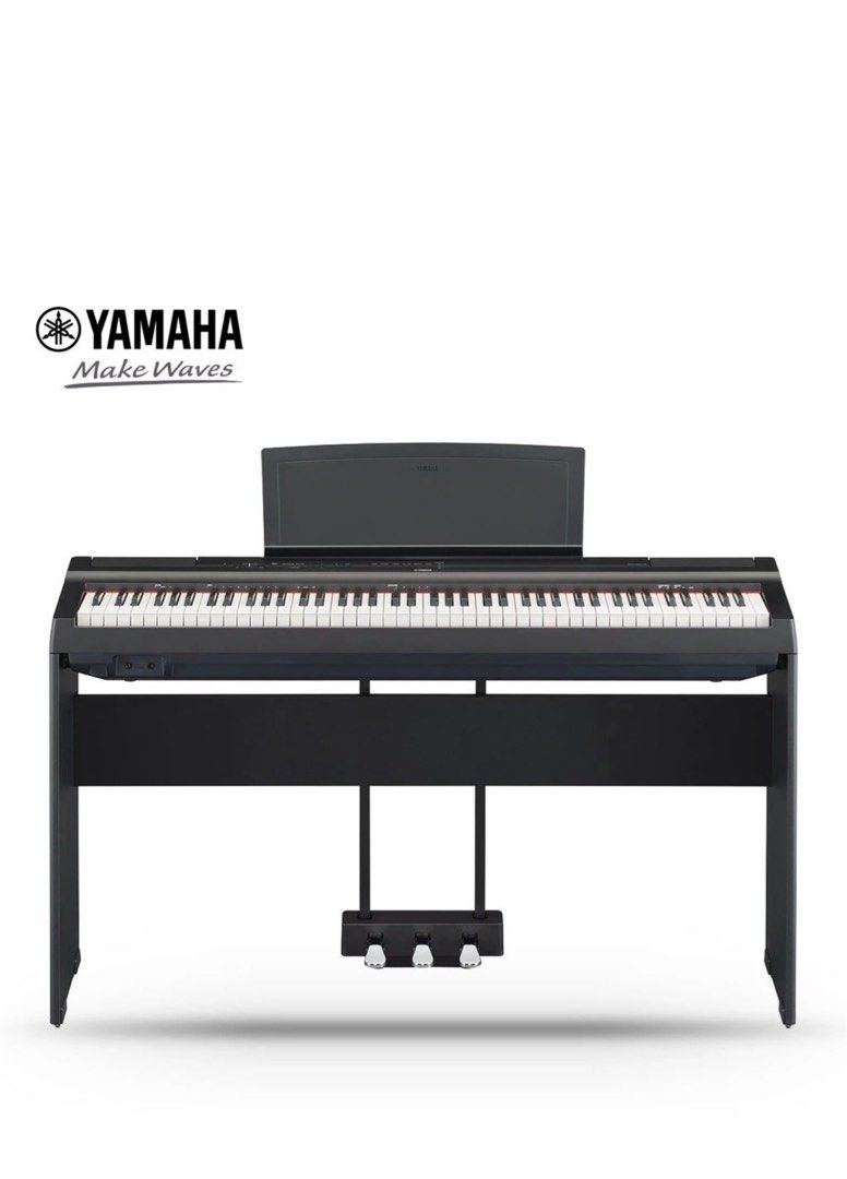 Yamaha P125 with stand pedal chair and cover Hobbies Toys