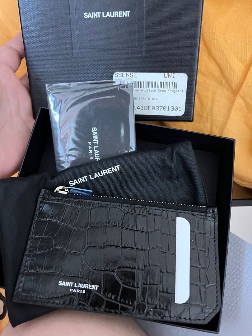 Ysl card holder ssense deals