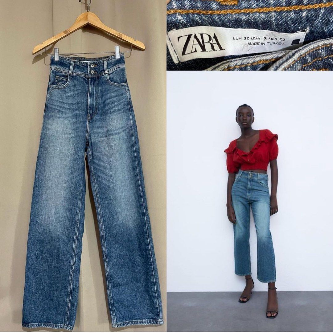 Zara jeans vintage high rise top