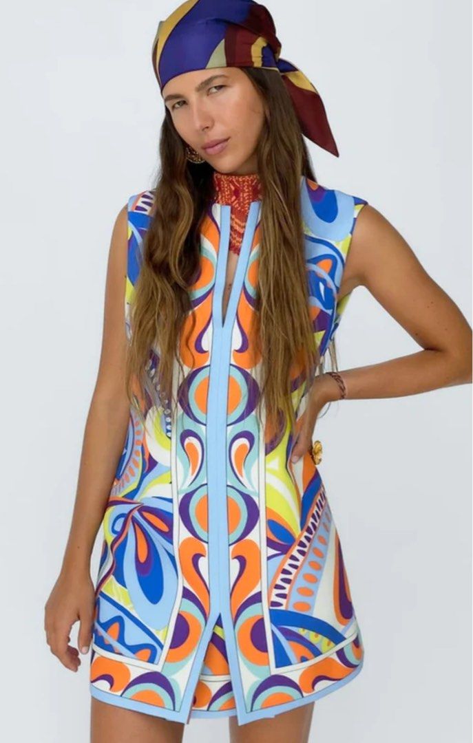 Zara Multicolor dress (Category: Dresses) located in Mandaluyong City. Submitted by chasingbliss (Listing ID 1274947685, Image 3). Description: Used once only for few hours to attend an event..
