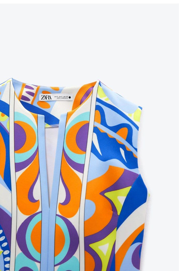 Zara Multicolor dress (Category: Dresses) located in Mandaluyong City. Submitted by chasingbliss (Listing ID 1274947685, Image 2). Description: Used once only for few hours to attend an event..