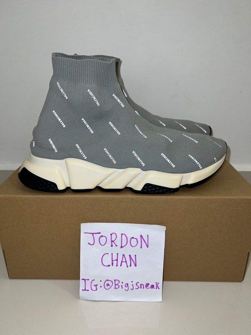 Balenciaga speed online trainer reflective grey