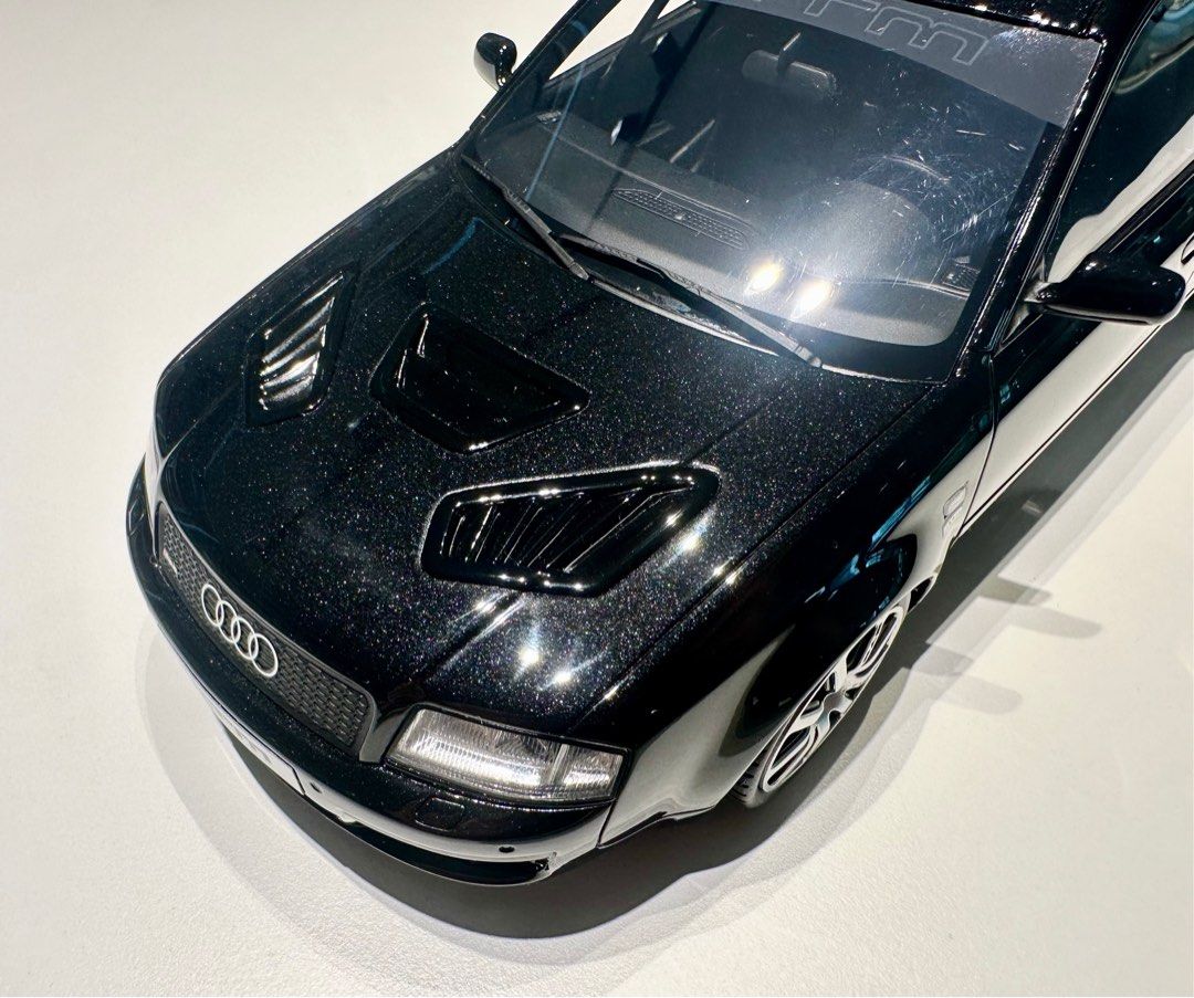 アウディ RS6 クラブスポーツ MTM 1/18 オットー 京商 1/18 Otto Mobile Audi RS6 Clubsport MTM in Metallic Black, Hobbies