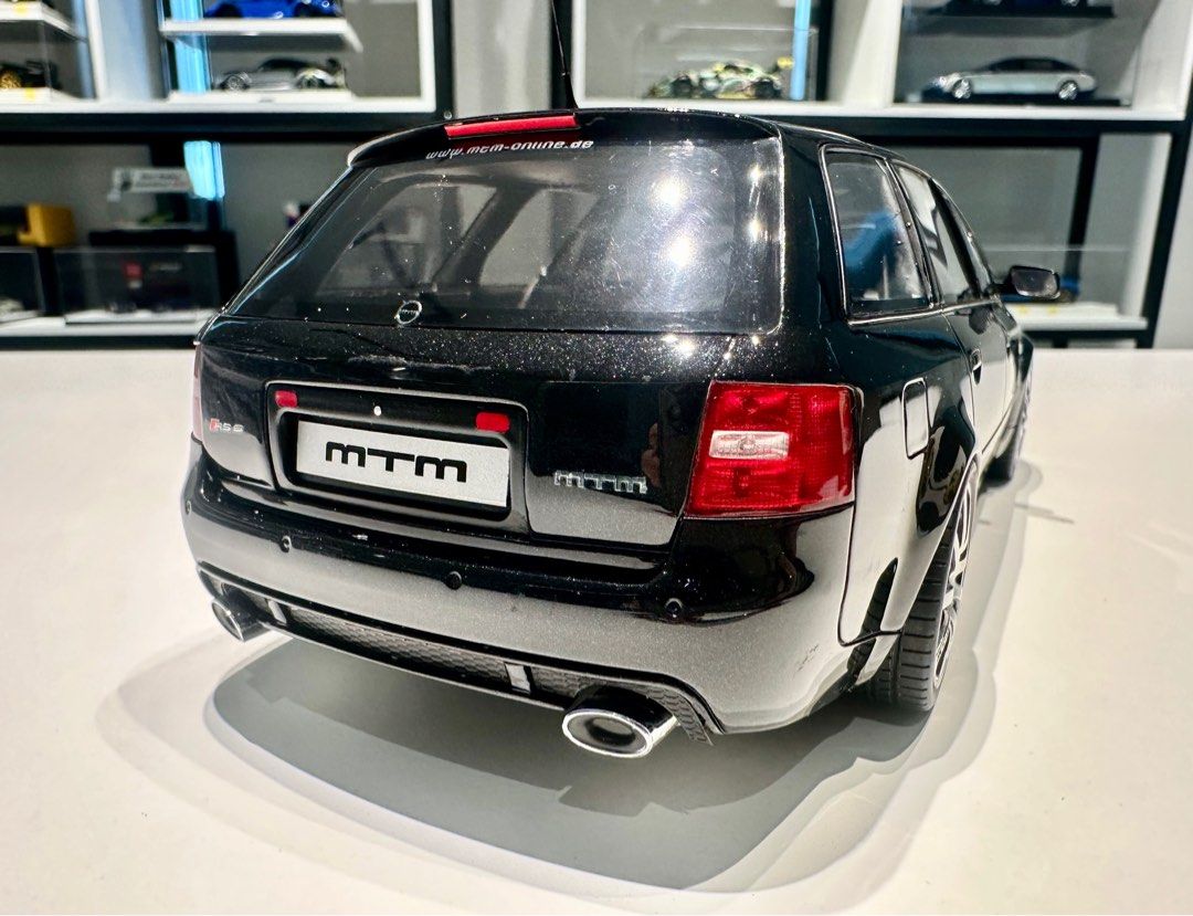 1/18 Otto Mobile Audi RS6 Clubsport MTM in Metallic Black, Hobbies