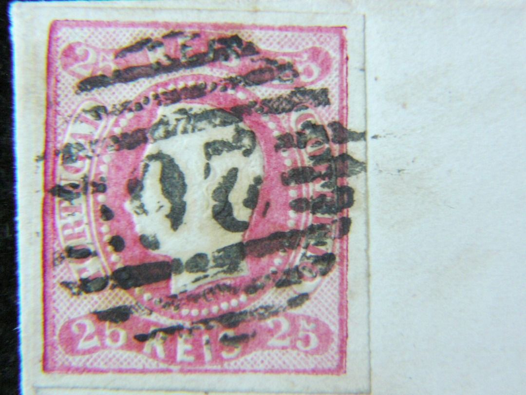 葡萄牙實寄封-1867年葡萄牙王國貼葡皇路易士一世像票由雷利亞Leiria寄波圖Porto實寄封, 興趣及遊戲, 收藏品及紀念品, 古董收藏-