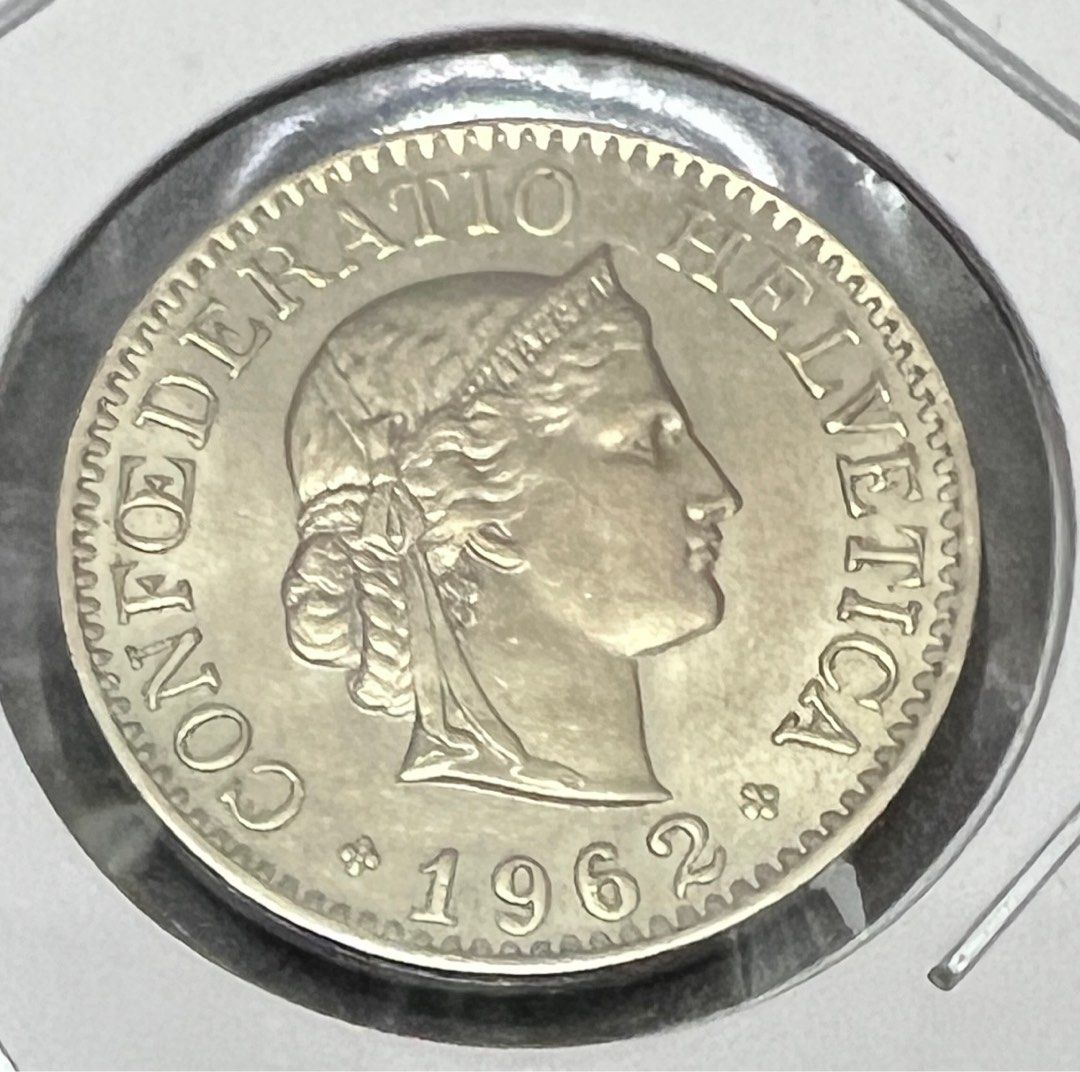 瑞士1962年10拉彭硬幣, 興趣及遊戲, 收藏品及紀念品, 錢幣- Carousell