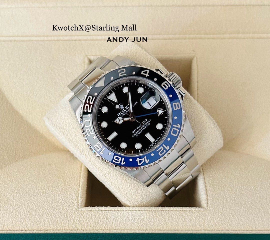 2018 Complete Fullset Rolex GMT Master II Batman 116710 BLNR