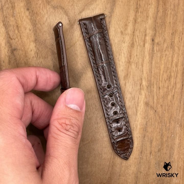 Alligator watch discount strap 20mm