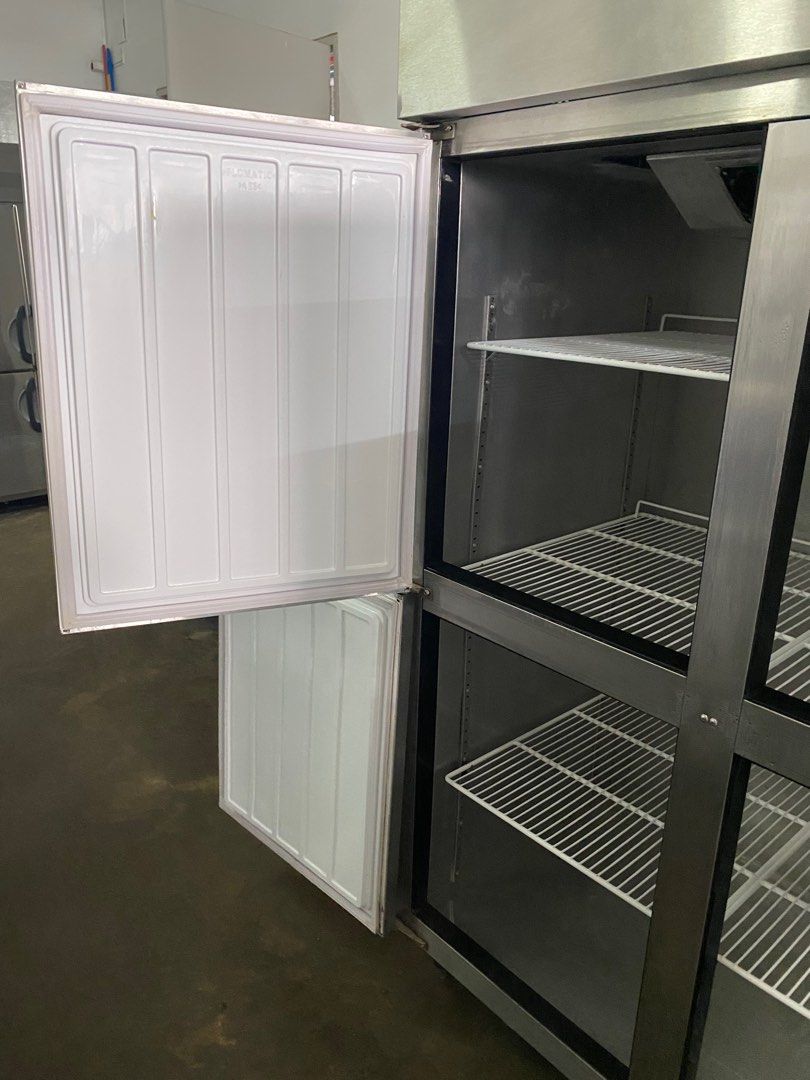 4 Door Upright freezer. Commercial freezer. Blower cooling. Free