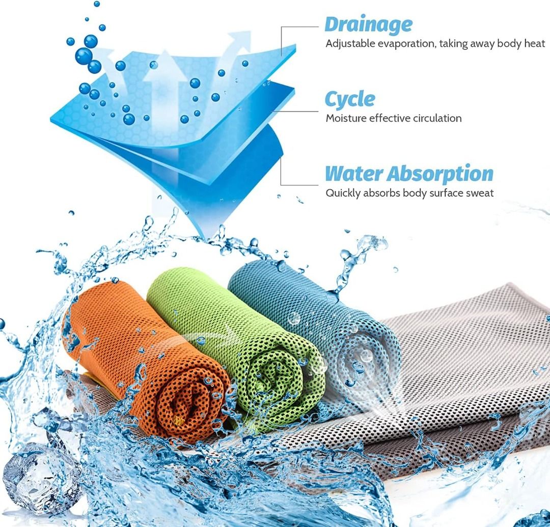 4 pcs Cooling Towel 40