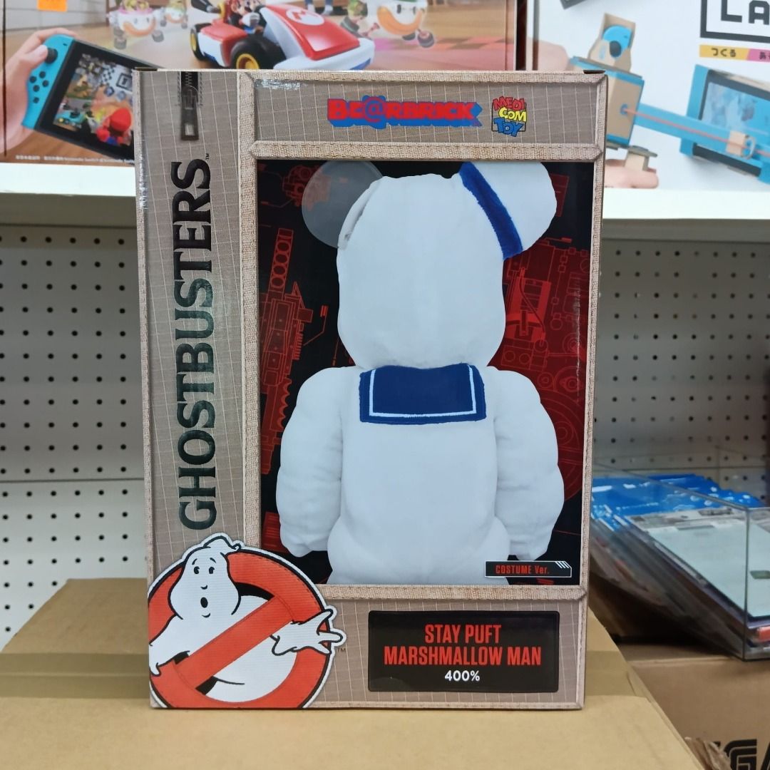 旺角家樂坊9樓) 全新MEDICOM TOY BEARBRICK 400% GHOSTBUSTERS STAY