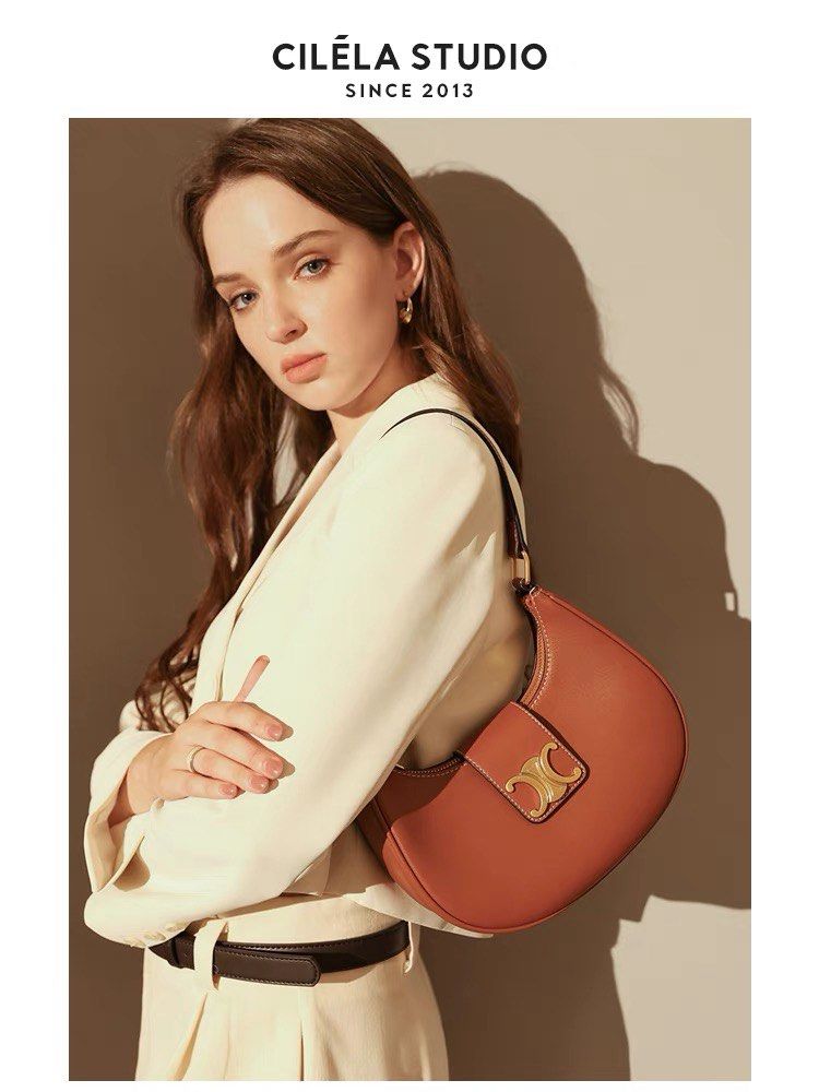 Cilela leather shoulder top bag