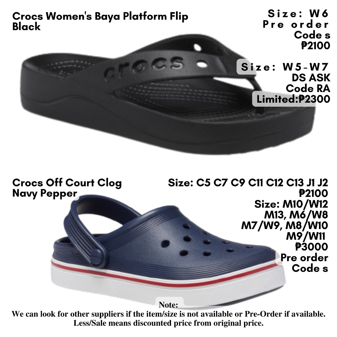 Baya Platform Flip - Crocs