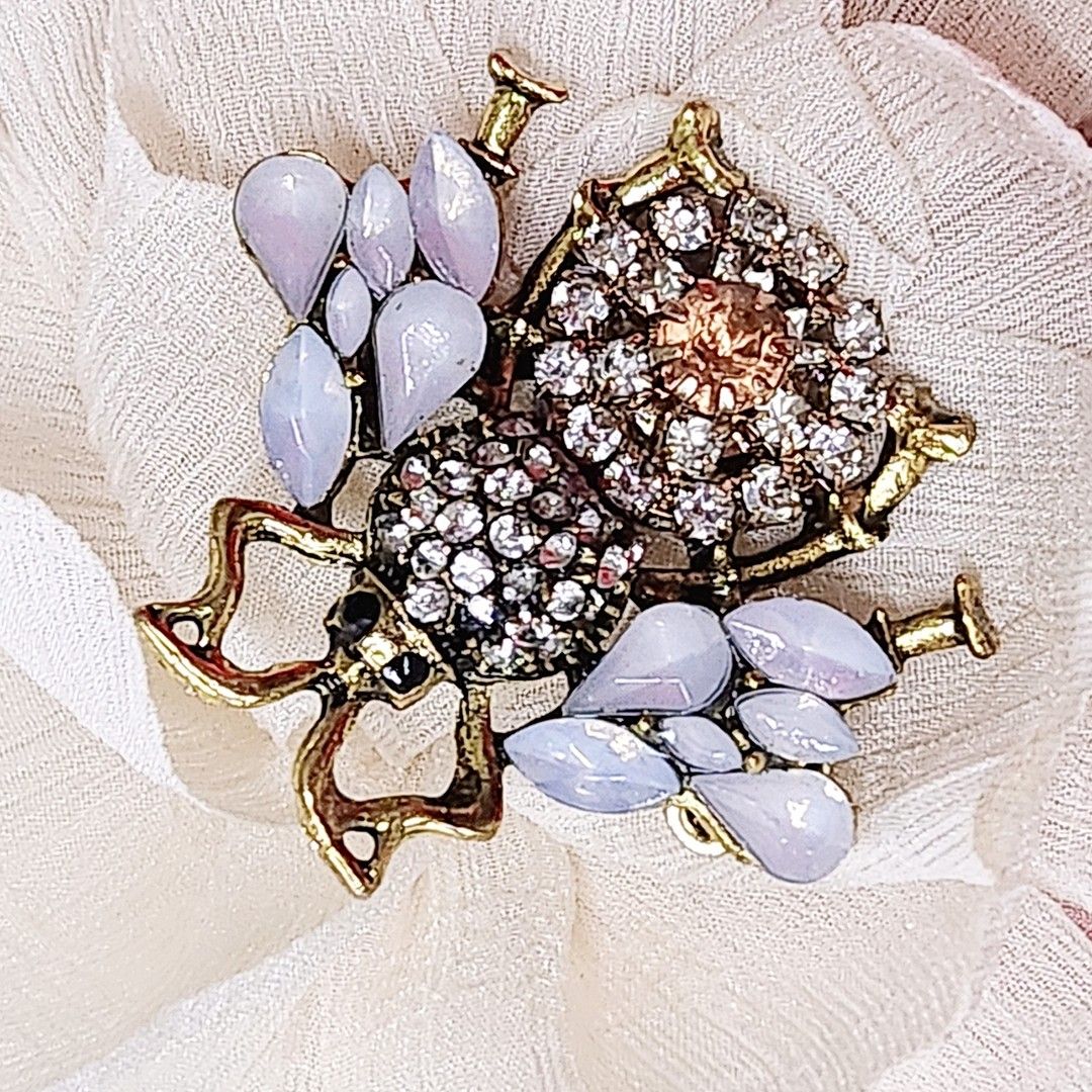 Champagne brooch new arrivals