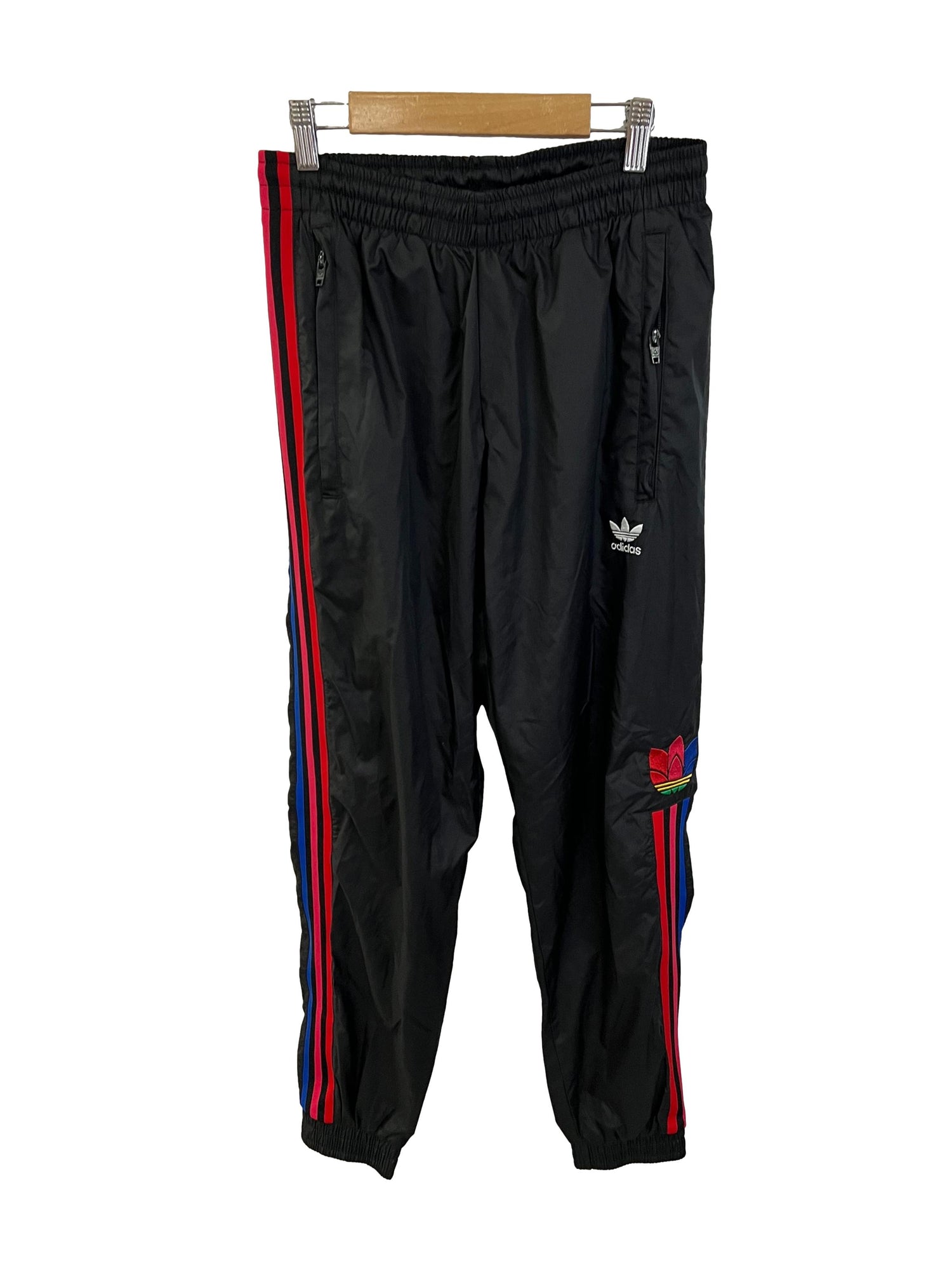 adidas Sportswear Essential 3 stripe leggings in grey