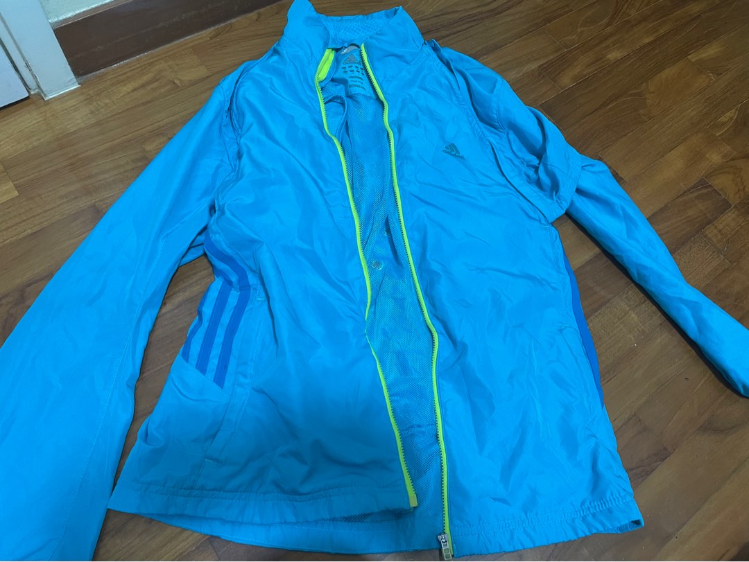Adidas store jacket lime