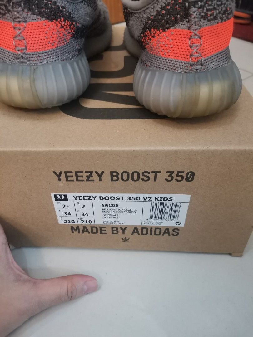 Yeezy on sale size 34