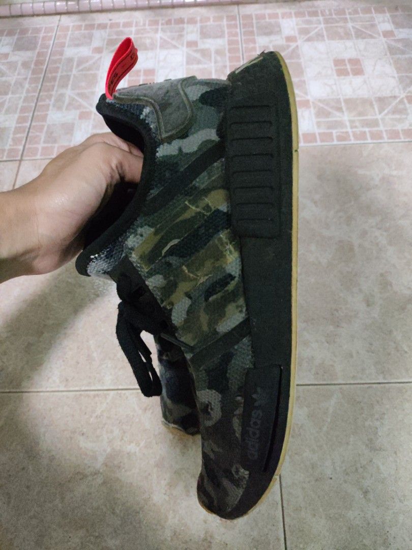 adidas gazelle silver green womens Shop Grey Mens NMD R1 Lace Up Sneakers – Shoebacca main image 1