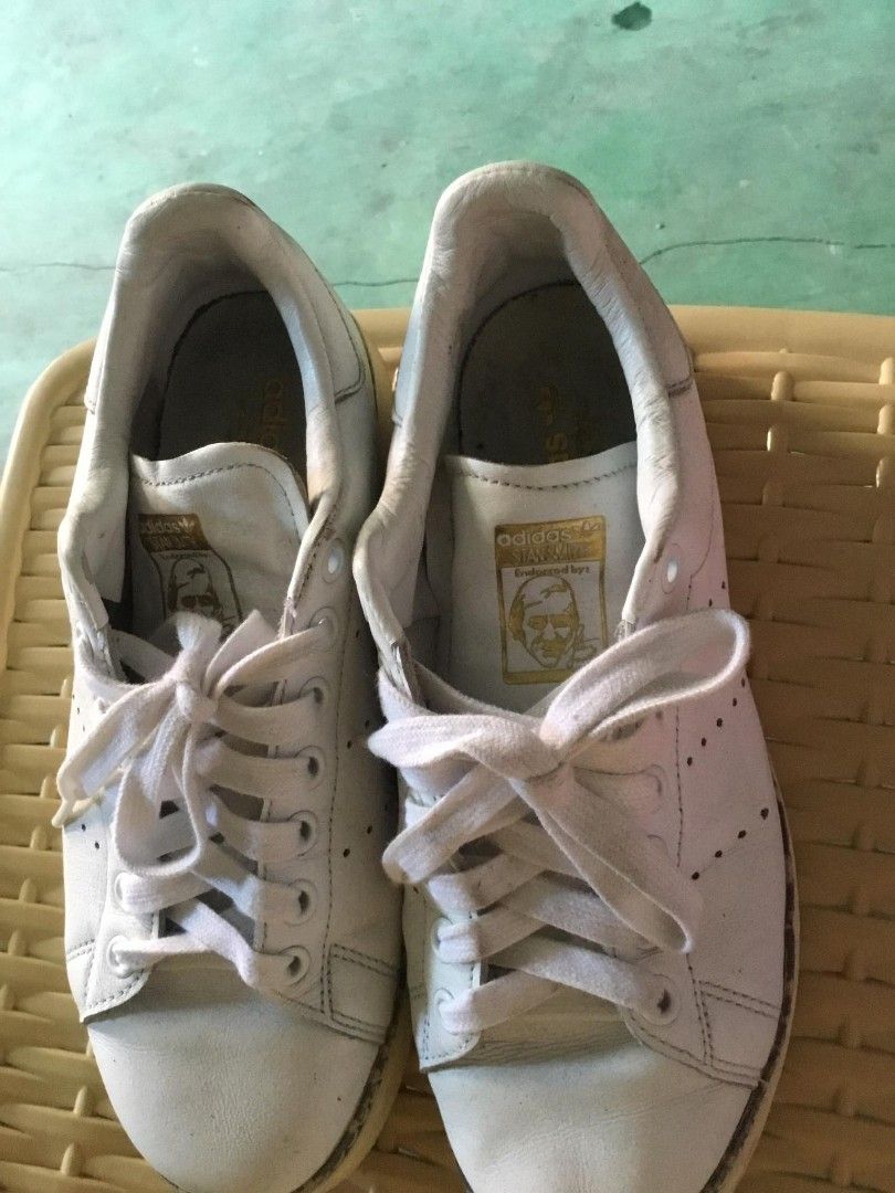 Stan smith white bold hot sale