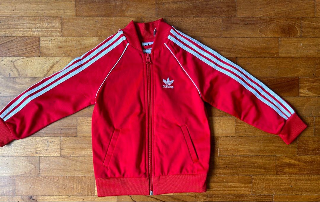 Adidas tracksuit Babies Kids Babies Kids Fashion on Carousell