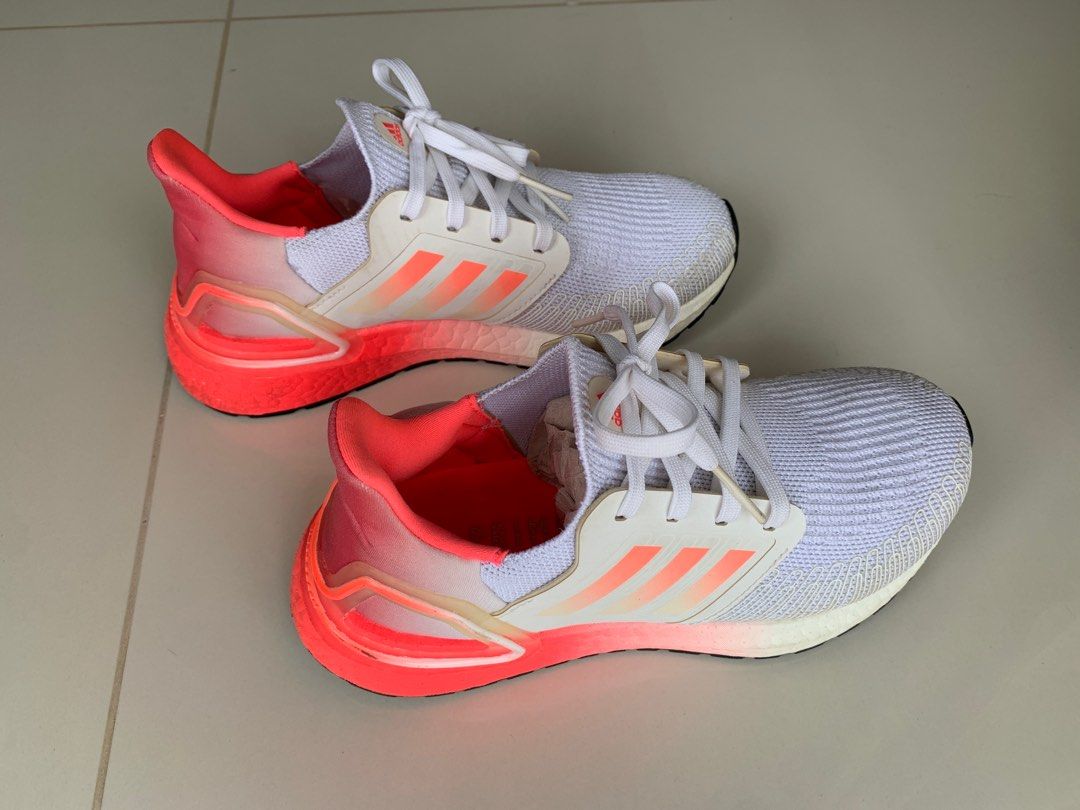 White and pink ultra boost new arrivals