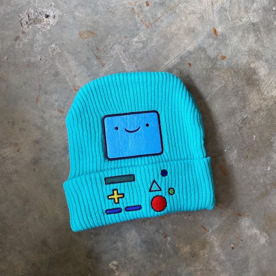 Cuffia Adventure Time Beemo - Berretto Turchese Con Design Del Personaggio - Foto 3